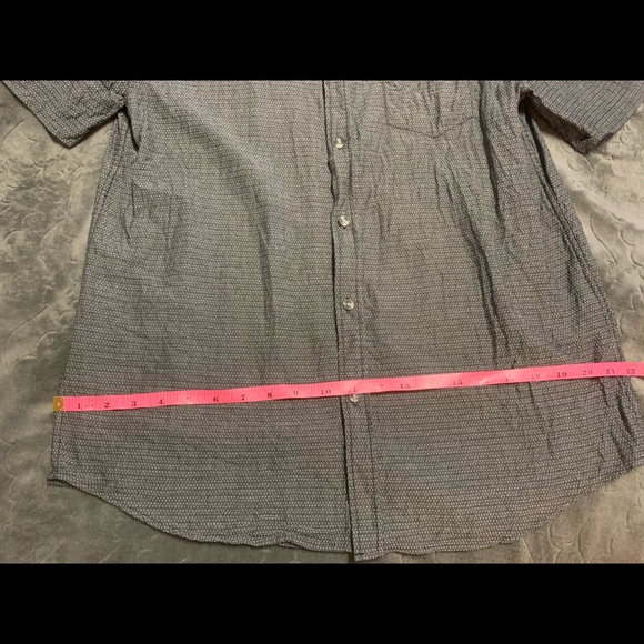 Method | Men’s | Short Sleeved Button Down | Charcoal | M - Picture 4 of 8